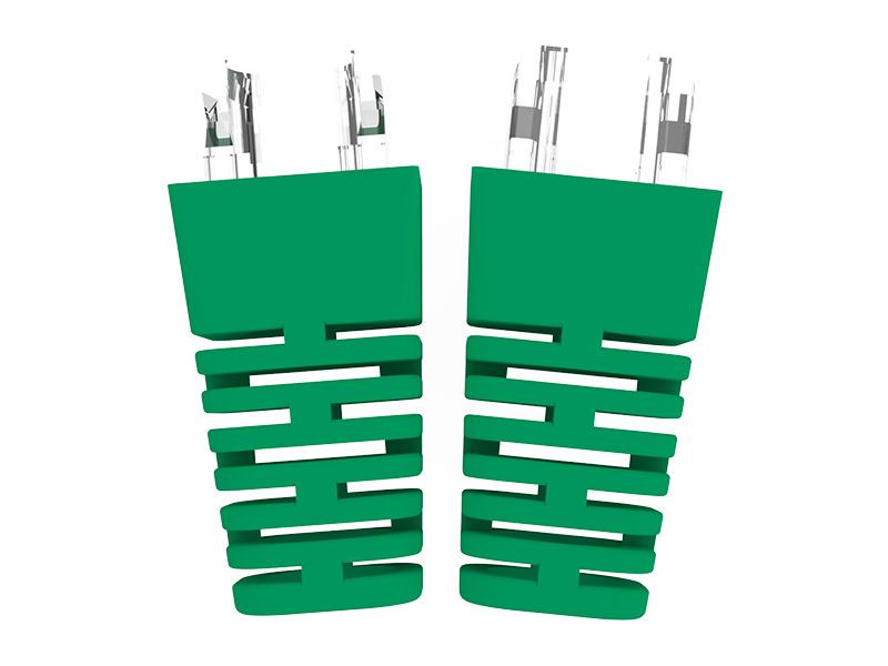 02-107-008 PC+PVC RJ45 บรรเทาความเครียด