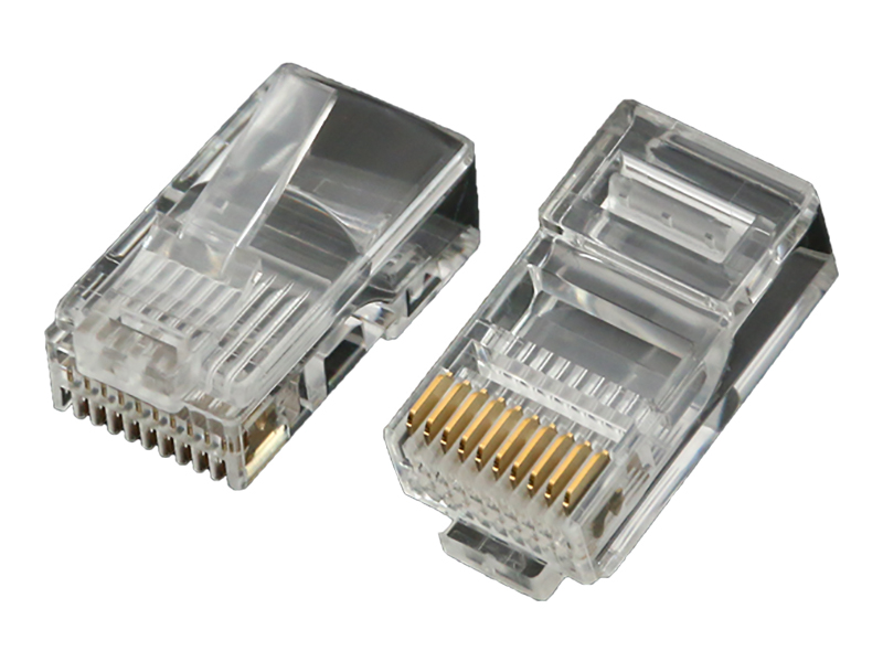 ปลั๊กโมดูลาร์ RJ48 10P10C ที่ไม่มีฉนวนหุ้ม