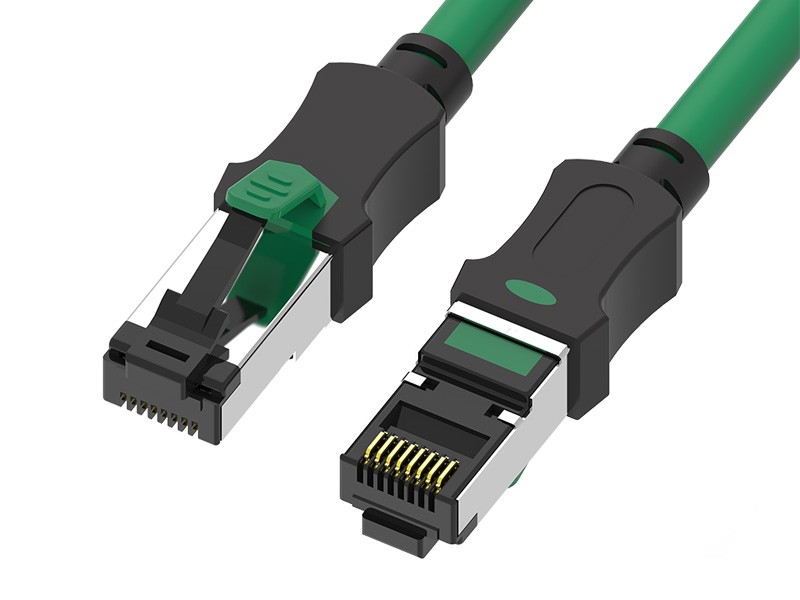 สายแพทช์สีคู่ S/FTP CAT.6A แบบมีชีลด์